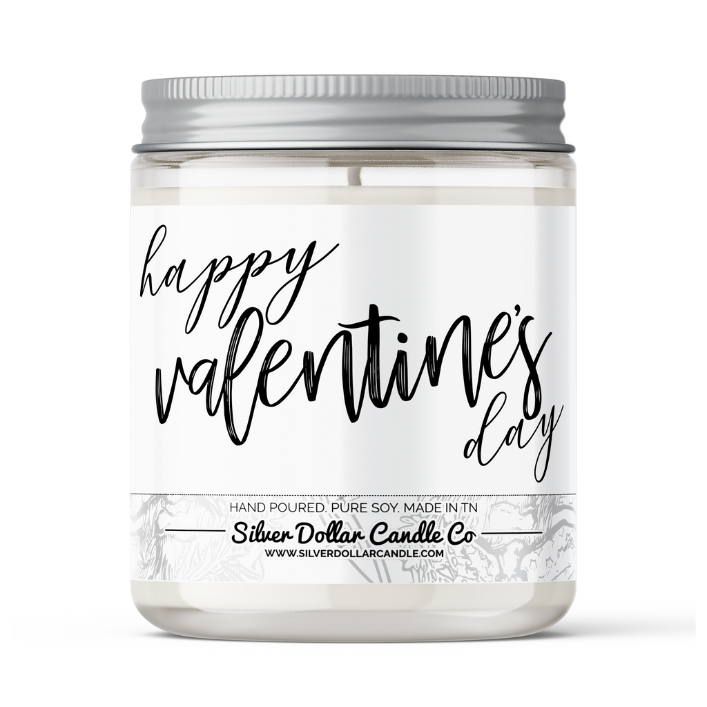 Happy Valentine's Day Scented Candle - Love/Anniversary/Valentine's
