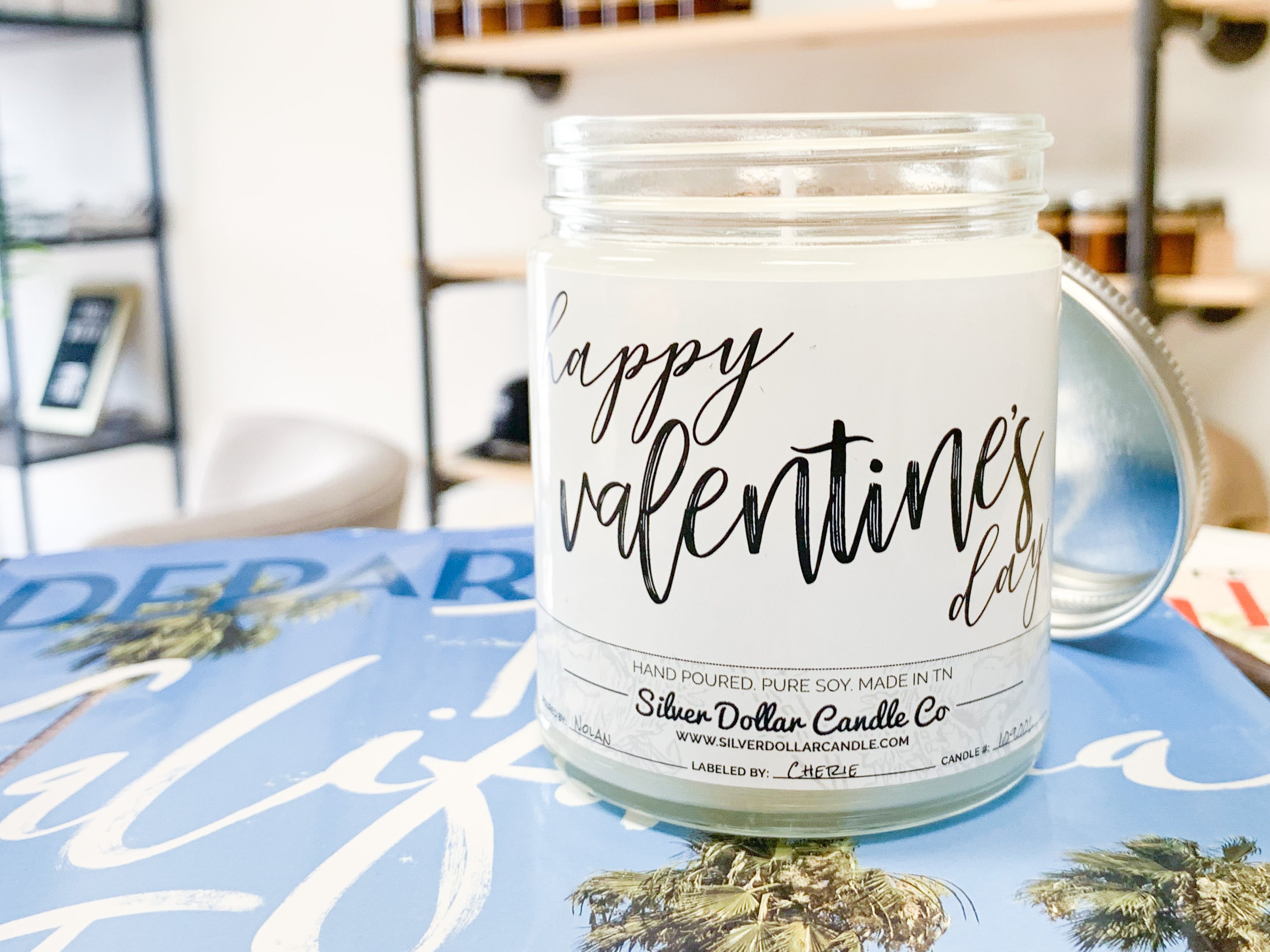Happy Valentine's Day Scented Candle - Love/Anniversary/Valentine's