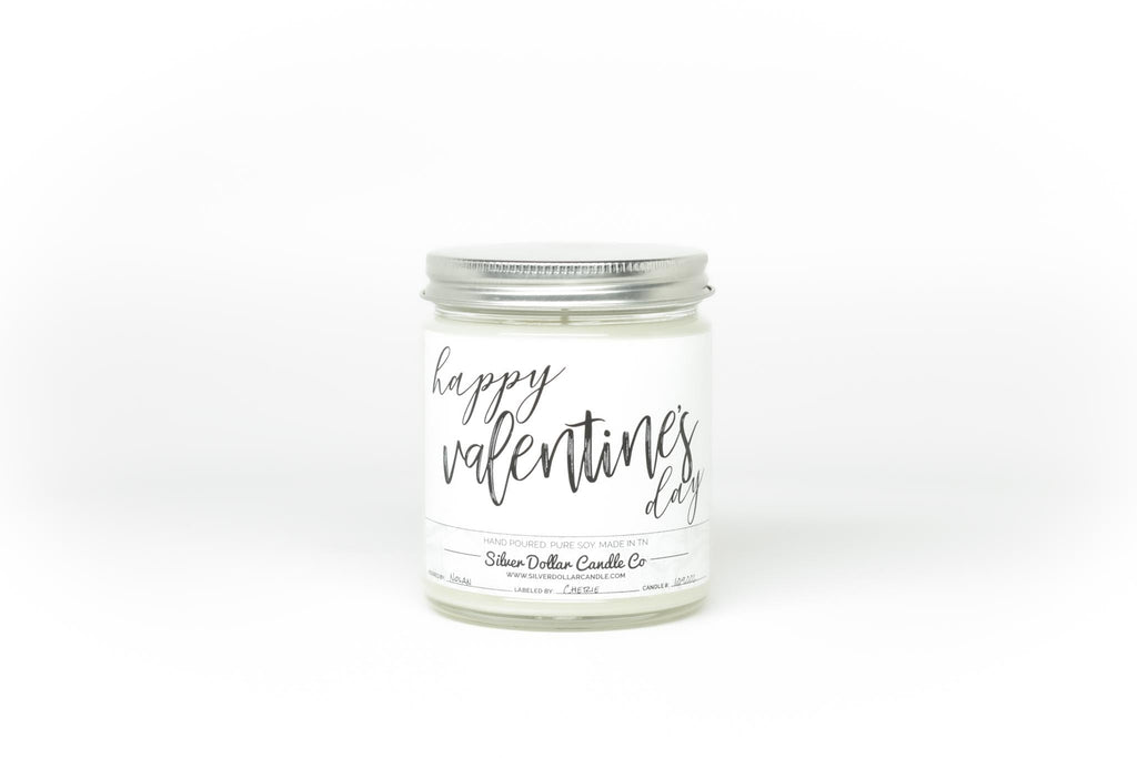 Happy Valentine's Day Scented Candle - Love/Anniversary/Valentine's
